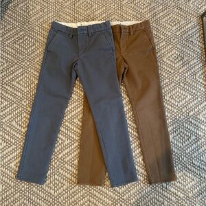 GAP Kids' Brown and Gray Twill Pants